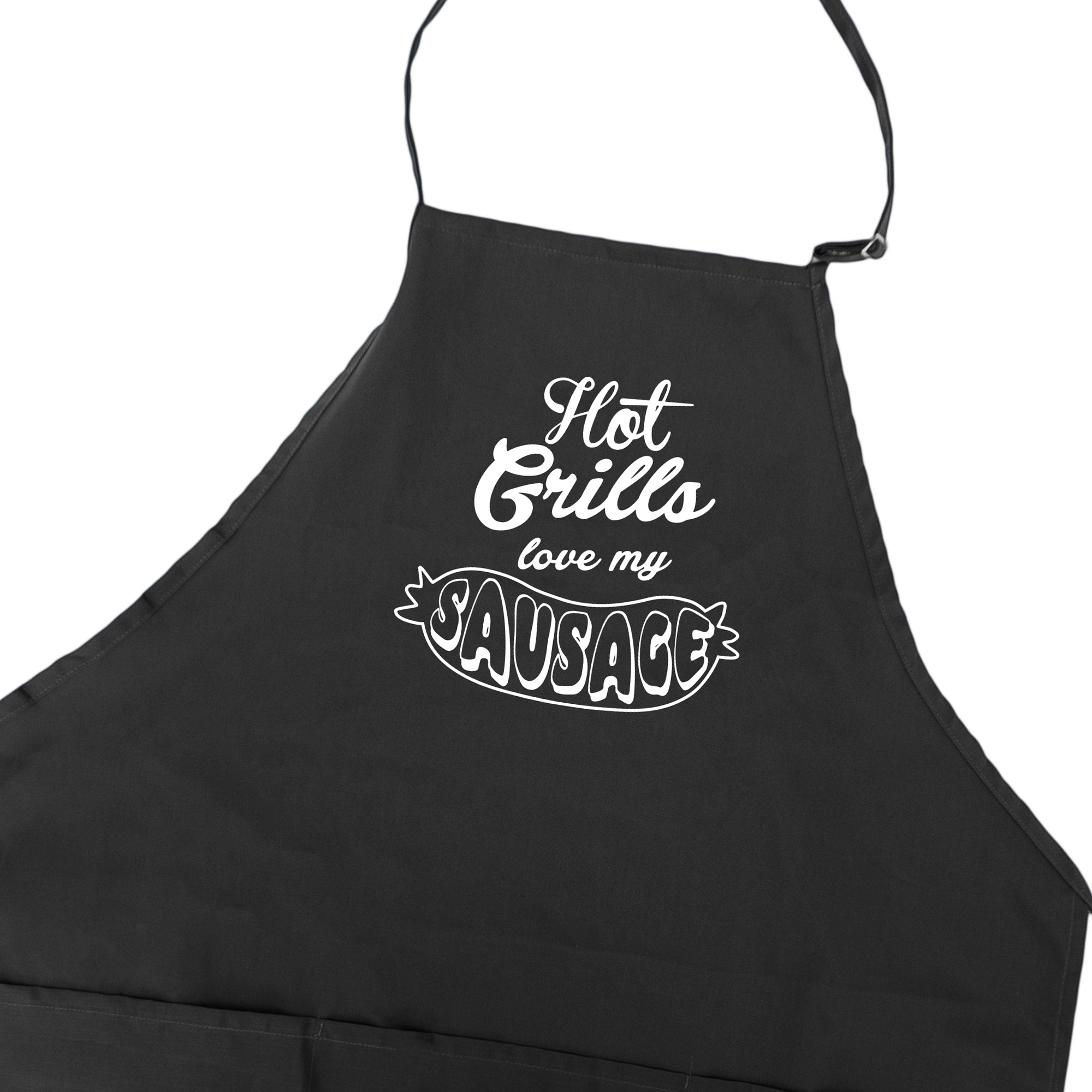 Funny BBQ Apron for Men Hot Grills Love My Sausage Barbecue Grilling A –  Smoke Em If You Got Em Apparel
