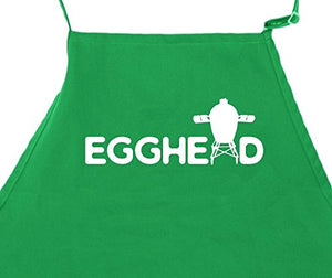 Funny BBQ Apron for Men Barbeque BGE Grilling Dad Aprons With Pockets Big Green Egg Accessory Egghead